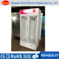 Porta de Vidro Vertical Supermercado Commercial Display Refrigerator